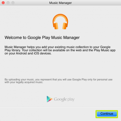 google play music manager for mac laptop